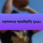 দর্শকদের প্রতিক্রিয়া Quiz